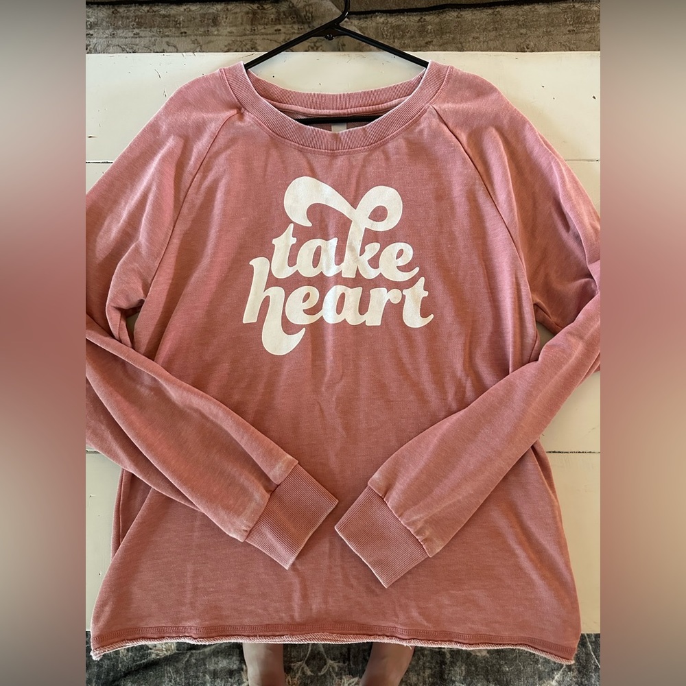 Take Heart Graphic Sweatshirt XL
